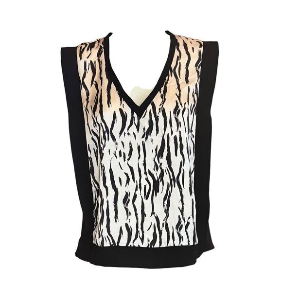 Drew Raquel Top in Ivory & Black NWT Size XS - Picture 2 of 6